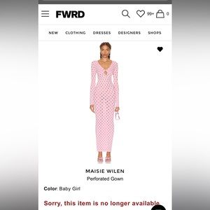 MAISIE WILEN
Perforated Gown
Color: Baby Girl